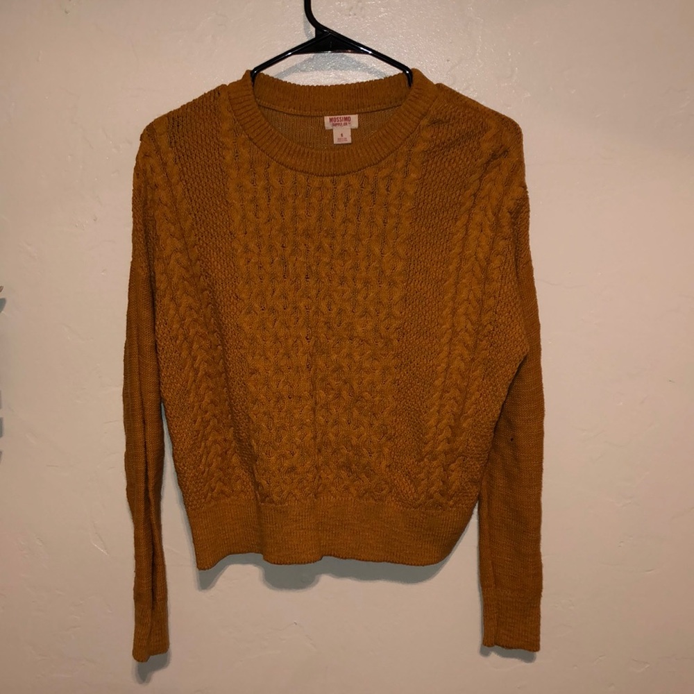Mustard yellow Mossimo Supply Co. sweater